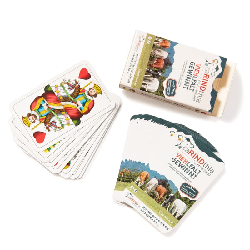 Doppeldeutsche Spielkarten